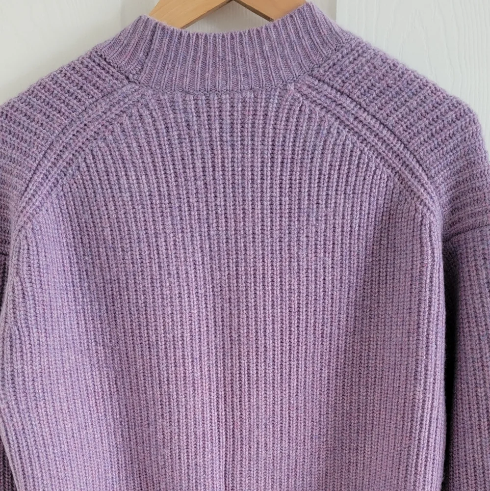 Cashmere Plaited Raglan Cardigan, Size XS - Picture 11 of 14